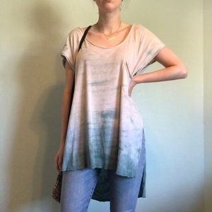 Free People Open back Tee